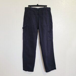 Alex Mill Men's Painter Pants Military Navy Cotton Cargo Work Pant 32